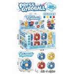 Cartoon Character Press Gyroball | Interactive Fidget & Stress Relief Toy